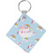 Rainbows and Unicorns Personalized Diamond Key Chain