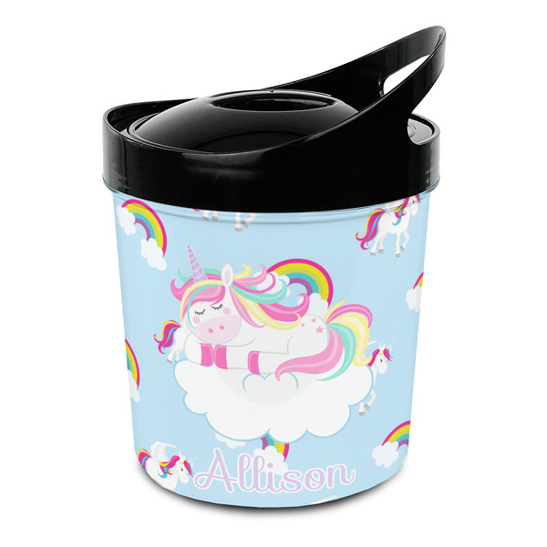 Custom Rainbows and Unicorns Plastic Ice Bucket (Personalized)