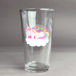 Rainbows and Unicorns Pint Glass - Full Color Logo