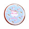 Rainbows and Unicorns Printed Icing Circle - Small - On Cookie