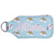 Rainbows and Unicorns Sanitizer Holder Keychain - Large (Back)