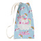 Rainbows and Unicorns Small Laundry Bag - Front View