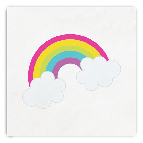 Custom Rainbows and Unicorns Paper Dinner Napkins