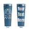 Rainbows and Unicorns Steel Blue RTIC Everyday Tumbler - 28 oz. - Front and Back