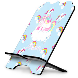 Rainbows and Unicorns Stylized Tablet Stand w/ Name or Text