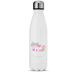 Rainbows and Unicorns Water Bottle - 17 oz. - Stainless Steel - Full Color Printing