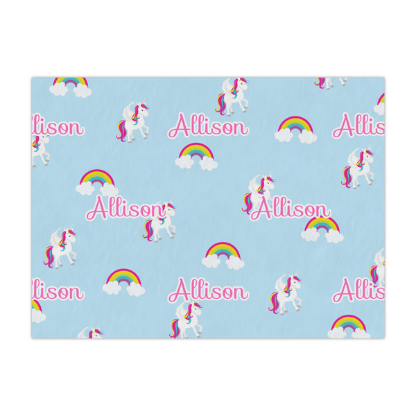 Custom Rainbows and Unicorns Large Tissue Papers Sheets - Heavyweight (Personalized)