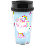 Rainbows and Unicorns Acrylic Travel Mug without Handle (Personalized)