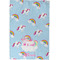 Rainbows and Unicorns Waffle Weave Towel - Full Color Print - Approval Image