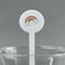 Rainbows and Unicorns White Plastic 7" Stir Stick - Round - Main