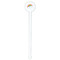 Rainbows and Unicorns White Plastic 7" Stir Stick - Round - Single Stick