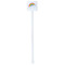 Rainbows and Unicorns White Plastic Stir Stick - Double Sided - Square - Single Stick