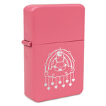 Rainbows and Unicorns Windproof Lighter - Pink - Single Sided