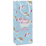 Rainbows and Unicorns Wine Gift Bags - Matte (Personalized)