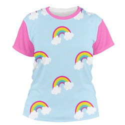 Rainbows and Unicorns Women's Crew T-Shirt - Large