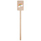 Rainbows and Unicorns Wooden 6.25" Stir Stick - Rectangular - Single Stick