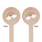 Rainbows and Unicorns Wooden 6" Stir Stick - Round - Double Sided - Front & Back