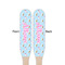 Rainbows and Unicorns Wooden Food Pick - Paddle - Double Sided - Front & Back