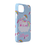 Rainbows and Unicorns iPhone Case - Plastic - iPhone 14 (Personalized)