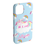 Rainbows and Unicorns iPhone Case - Plastic - iPhone 15 Plus (Personalized)