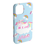 Rainbows and Unicorns iPhone Case - Plastic - iPhone 15 Pro Max (Personalized)