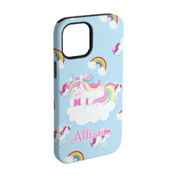 Rainbows and Unicorns iPhone Case - Rubber Lined - iPhone 15 (Personalized)