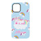 Rainbows and Unicorns iPhone 15 Tough Case - Back