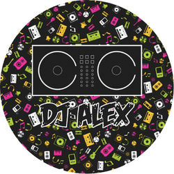 DJ Music Master Multipurpose Round Labels - 1" (Personalized)