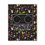 DJ Music Master Wood Print - 11x14 (Personalized)