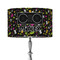 DJ Music Master 12" Drum Lampshade - ON STAND (Fabric)