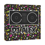 DJ Music Master Canvas Print - 12x12 (Personalized)