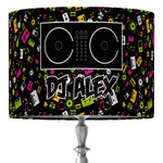 DJ Music Master 16" Drum Lamp Shade - Fabric (Personalized)