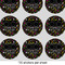 DJ Music Master 2" Multipurpose Round Labels - Sheet