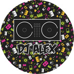 DJ Music Master Multipurpose Round Labels - 2" (Personalized)