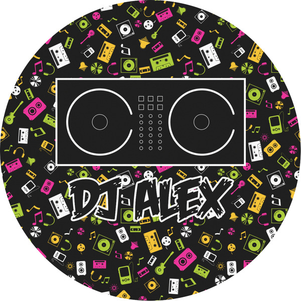 Custom DJ Music Master Multipurpose Round Labels - 2" (Personalized)