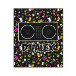 DJ Music Master Wood Print - 20x24 (Personalized)