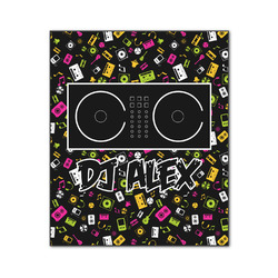 DJ Music Master Wood Print - 20x24 (Personalized)