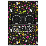 DJ Music Master Wood Print - 20x30 (Personalized)