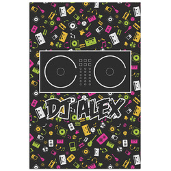 DJ Music Master Poster - Matte - 24x36 (Personalized)