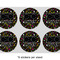 DJ Music Master 3" Multipurpose Round Labels - Sheet