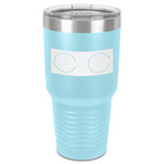 DJ Music Master 30 oz Stainless Steel Tumbler - Teal - Single-Sided