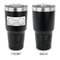 DJ Music Master 30 oz Stainless Steel Ringneck Tumblers - Black - Single Sided - APPROVAL