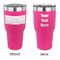 DJ Music Master 30 oz Stainless Steel Ringneck Tumblers - Pink - Double Sided - APPROVAL