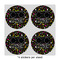 DJ Music Master 4" Multipurpose Round Labels - Sheet