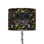 DJ Music Master 8" Drum Lamp Shade - Fabric (Personalized)