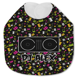 Music DJ Master Jersey Knit Baby Bib w/ Name or Text