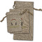 Music DJ Master Burlap Gift Bags - (PARENT MAIN) All Three