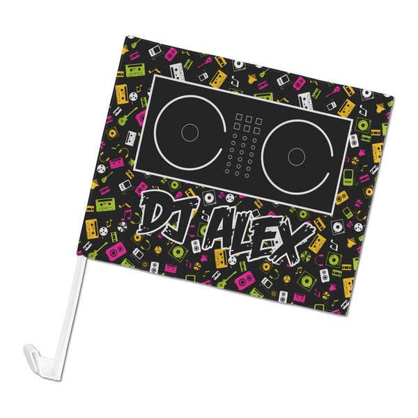 Custom DJ Music Master Car Flag (Personalized)