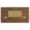 DJ Music Master Cards & Dice Set - Rustic Brown - Front