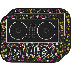 Music DJ Master Car Floor Mats (Back Seat) w/ Name or Text